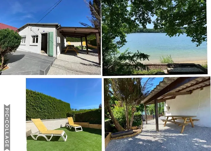Maison bord de lac de charmes